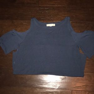 LOFT navy top